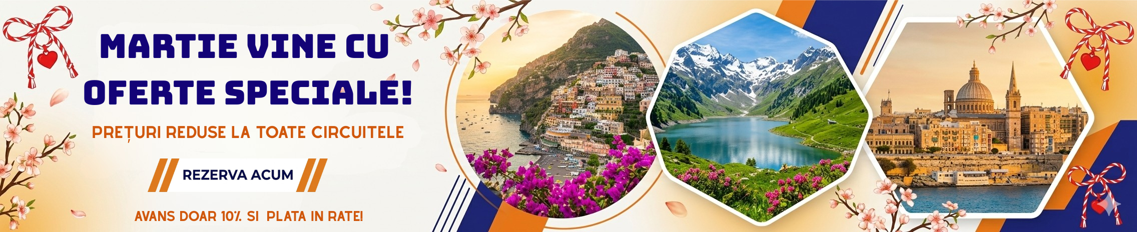 Oferte de Mărțișor - Prețuri speciale la circuite turistice