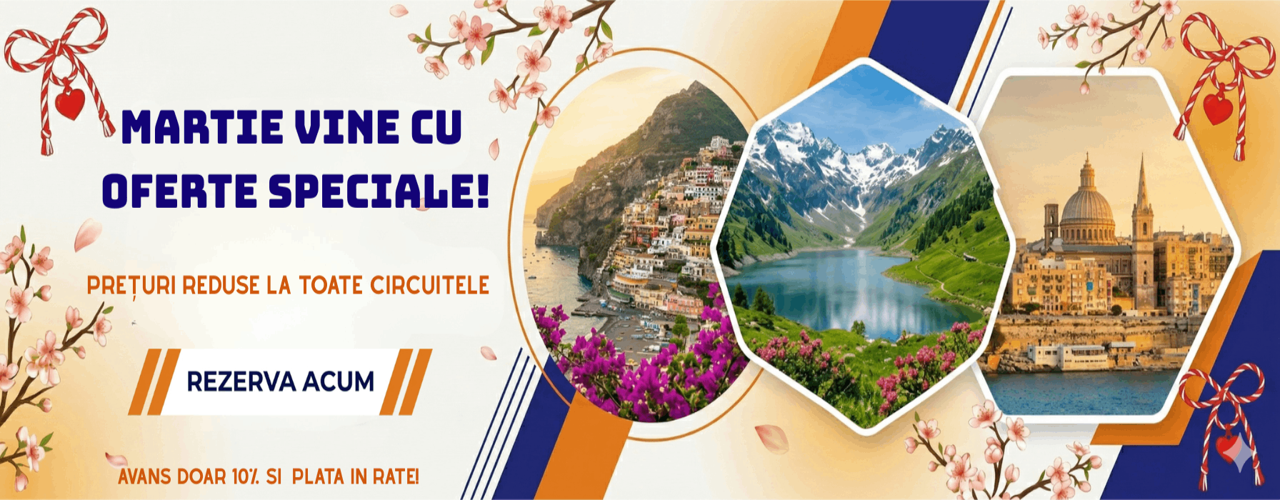 Oferte de Mărțișor - Prețuri speciale la circuite turistice
